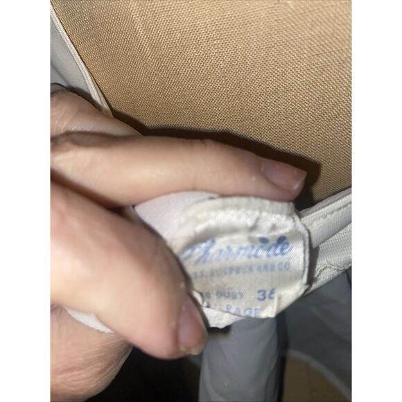 Vintage 60s Charmode Half Slip Nylon Camisole Layer Top Size 36 - Picture 7 of 7